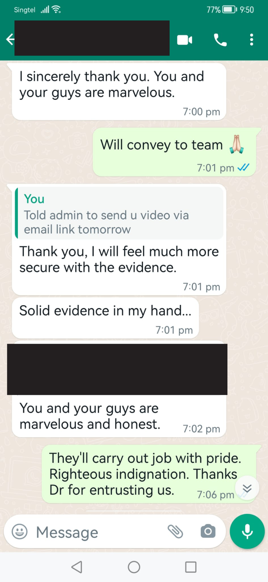 Client testimonial 6